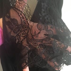 Guess Tops - Black lacy guess tank Guess Tops - Black lacy guess tank